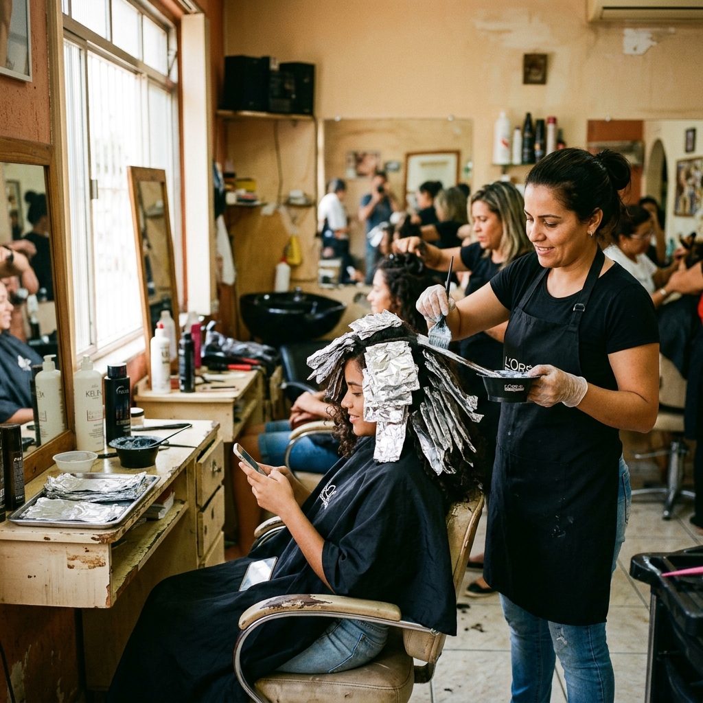 Coloração e tintura profissional